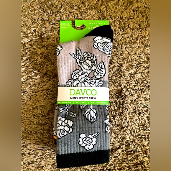 Davco Mens Sport Crew Socks - Picture 1 of 2